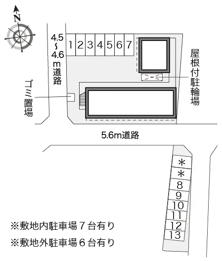 ★手数料０円★伊勢原市板戸　月極駐車場（LP）